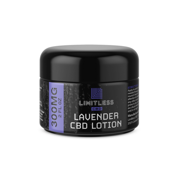 Limitless CBD Revive Lotion Lavender 300 mg 2 oz Front View 1