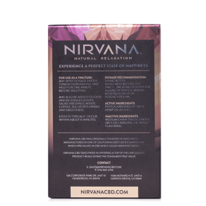 Nirvana Cbd Vanilla Tincture 30ml