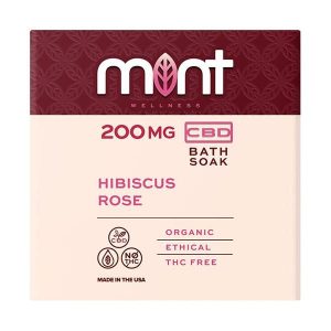 Mint Cbd Hibiscus Rose Cbd Bath Bomb 200MG