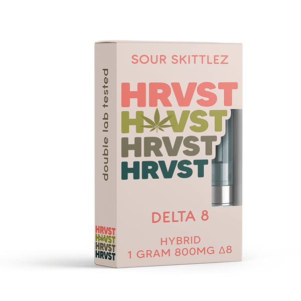 HRVST Delta 8 Sour Skittlez Cartridge
