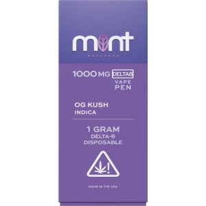 Mint Wellness OG Kush Delta-8 Disposable Vape Device