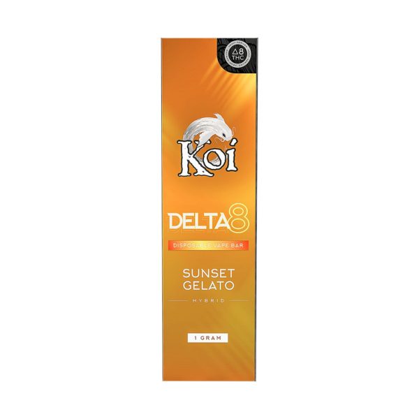 Koi Delta 8 Sunset Gelato 1000MG Disposable Vape Bar
