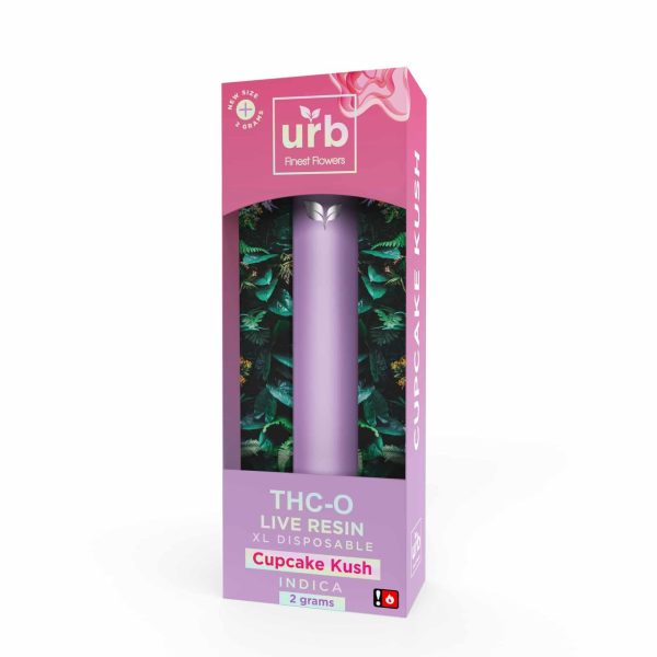 URB Live Resin THC-O Cupcake Kush 2G Disposable Vape