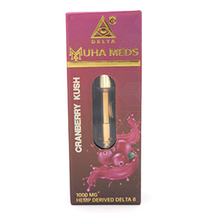 Muha Meds cranberry Kush Delta 8 Disposable