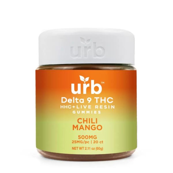 Urb Delta-9 HHC Live Resin Gummies 500MG-Chili Mango