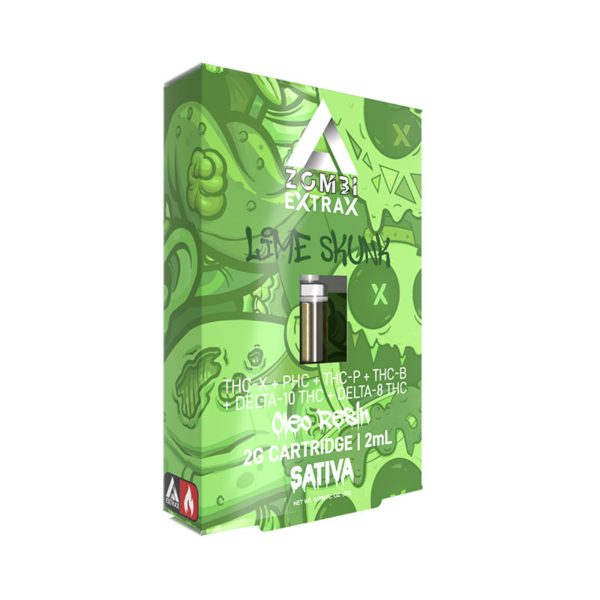 Zombi x Extrax BlackOut Blend Cartridge 2G Lime Skunk