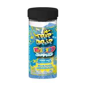 Trip Drip Twisted 7000MG Gummies Blue Razz Lemonade