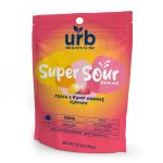 URB D8D9D10 THC Super Sour Gummies 750MG Peach & Blood Orange