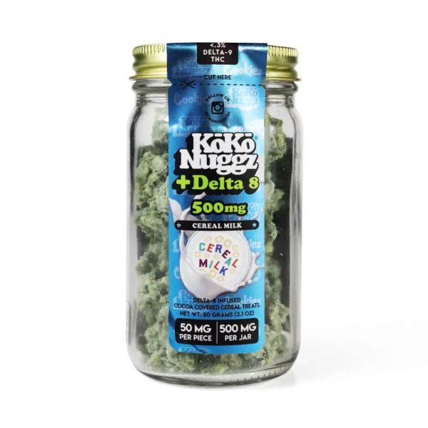 URB Koko Nuggz D8THC Cereal Treats 500MG Cereal Milk