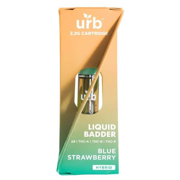 URB Liquid Badder D8THCATHCBTHCP 2.2G Cartridge Blue Strawberry