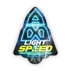 Astro Eight Lightspeed Nano Live Resin Gummies Neblueberry Kush