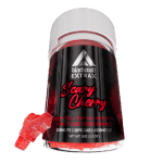 Blackcraft x Extrax Live Resin 4000MG Gummies - Scarry Cherry Transparent Background