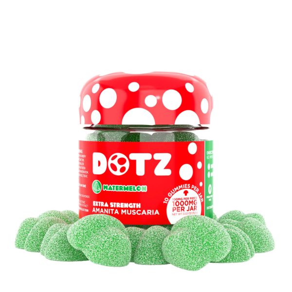 DOTZ Extra Strength Amanita Muscaria Gummies - 1000MG Watermelon