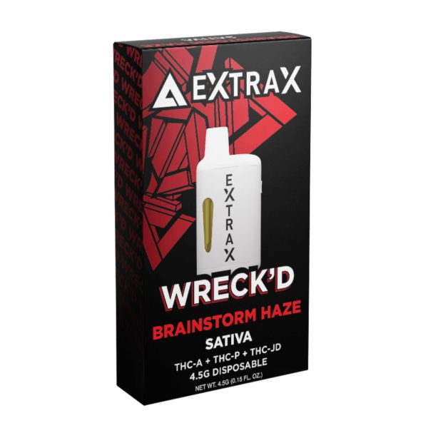 Delta Extrax Wreck'd Live Resin Preheat Disposable - 4.5G Brainstorm Haze