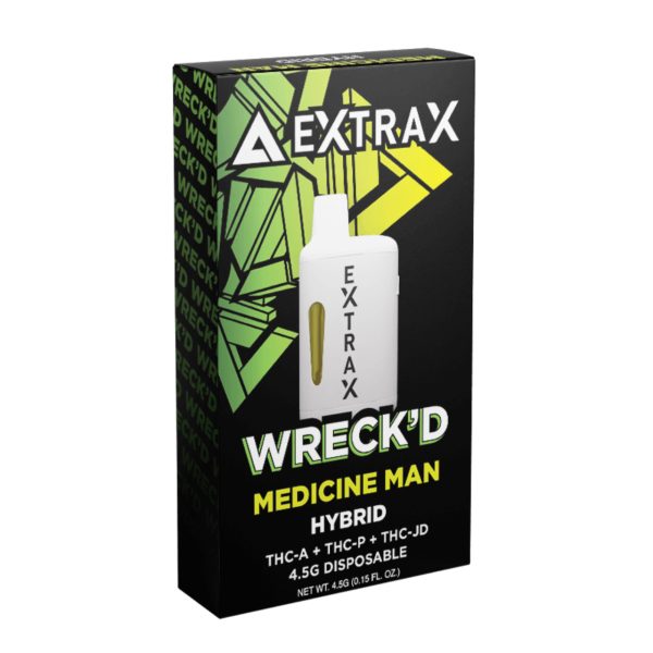 Delta Extrax Wreck'd Live Resin Preheat Disposable - 4.5G Medicine Man