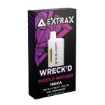 Delta Extrax Wreck'd Live Resin Preheat Disposable - 4.5G Purple Mayhem