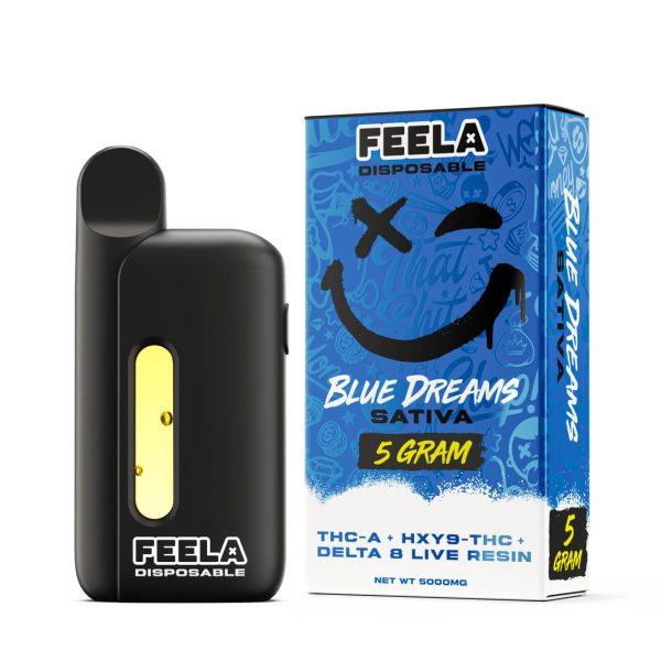 Feela THC-A Live Resin Disposable 5g BLUE DREAMS
