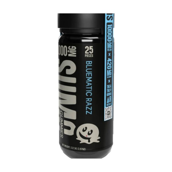 Half Bak'd Sumo Blend THC-A Gummies - 10,000MG Bluematic Razz