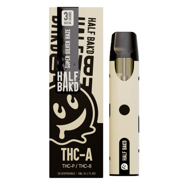 Half Bak'd THC-A Blend Disposable - 3G Super Silver Haze