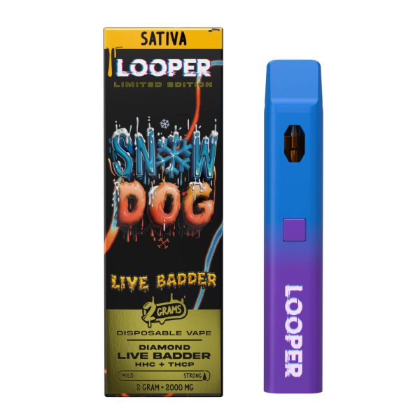 Looper Diamond Live Badder THC Disposable - 2G Snow Dog