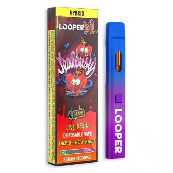 Looper XL Live Resin THC Disposable - 3G Jealousy