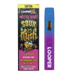 Looper XL Melted Series Live Resin THC Disposable – 3G Sour Kush
