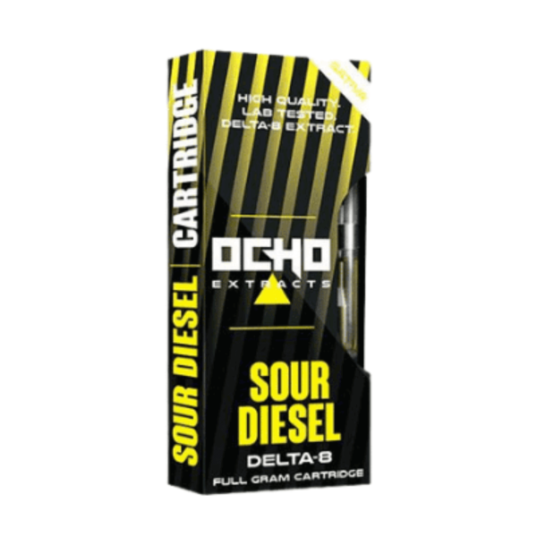 Ocho Extracts Delta-8 Cartridge - 1G Sour Diesel