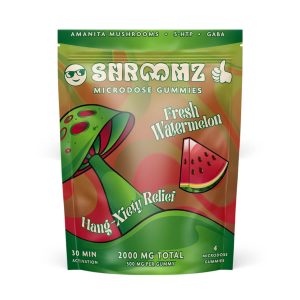 Shroomz Amanita Mushroom Micro-Dose Gummies - 2000MG Fresh Watermelon