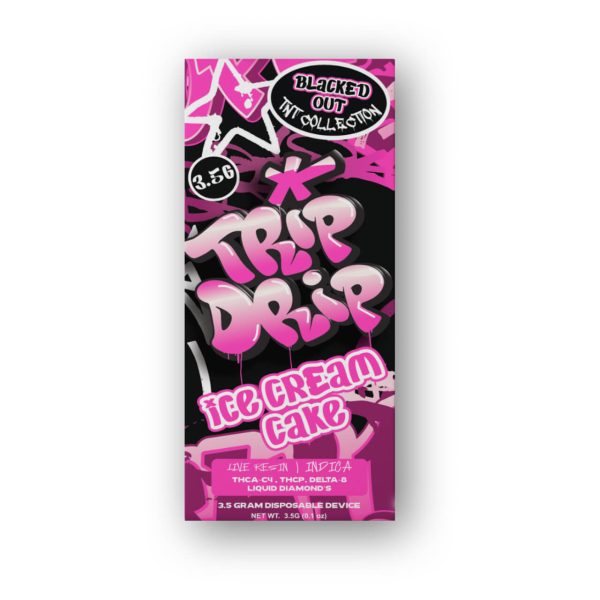 Trip Drip Blacked Out TNT Collection THCA C-4 Liquid Diamonds Disposable – 3.5G Ice Cream Cake