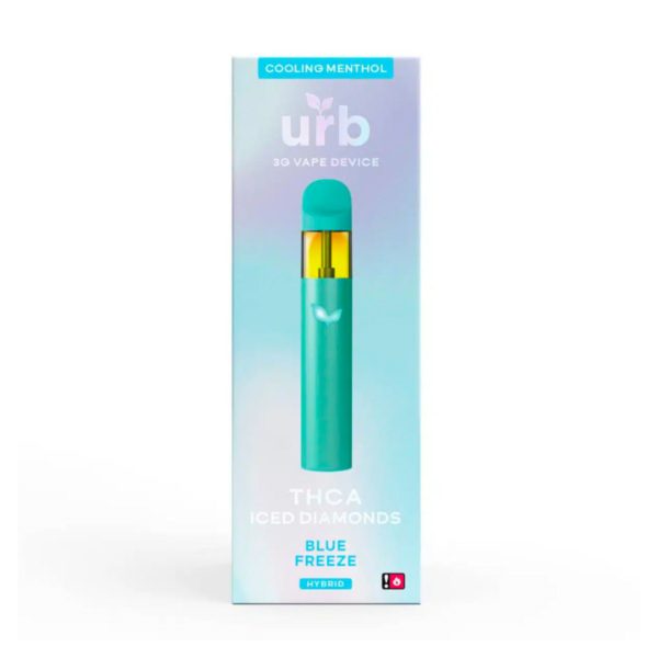URB Live Sugar THC-A Iced Diamonds Disposable - 3G Blue Freeze