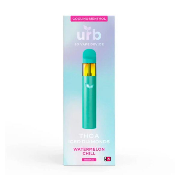 URB Live Sugar THC-A Iced Diamonds Disposable - 3G Watermelon Chill