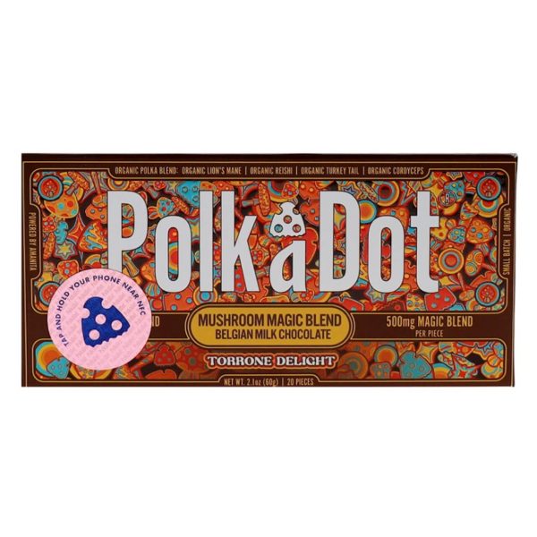 Polk A Dot Mushroom Chocolate Bar - 10,000MG Torone-Delight