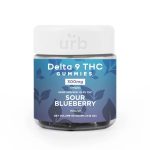 URB Delta 9 THC Gummies - 300MG Sour Blueberry