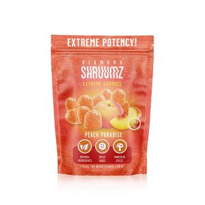 Diamond Shruumz Extreme Potency Infused Gummies - 5000MG Peach Paradise