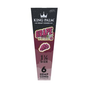 King Palm Hemp Cones - 6PK Grape Swish
