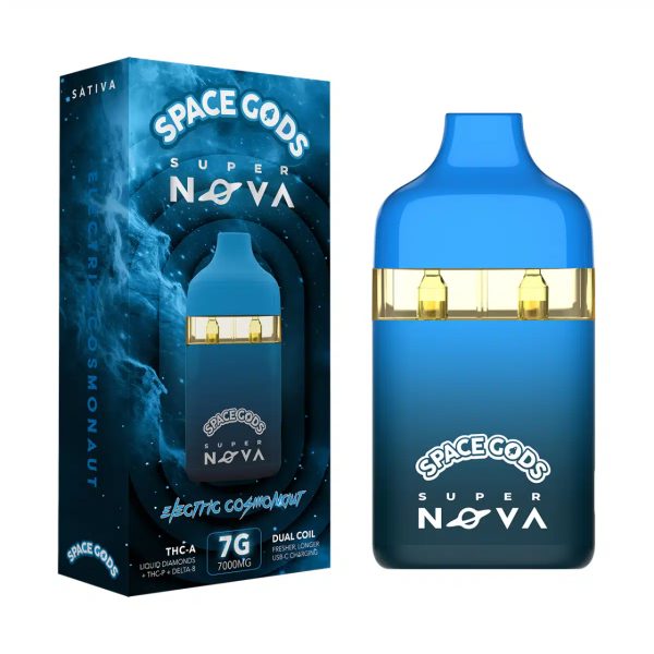 Space Gods Super Nova THC-A Liquid Diamonds Disposable - 7G Electric Cosmonaut