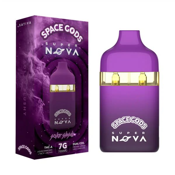 Space Gods Super Nova THC-A Liquid Diamonds Disposable - 7G Solar Slushy