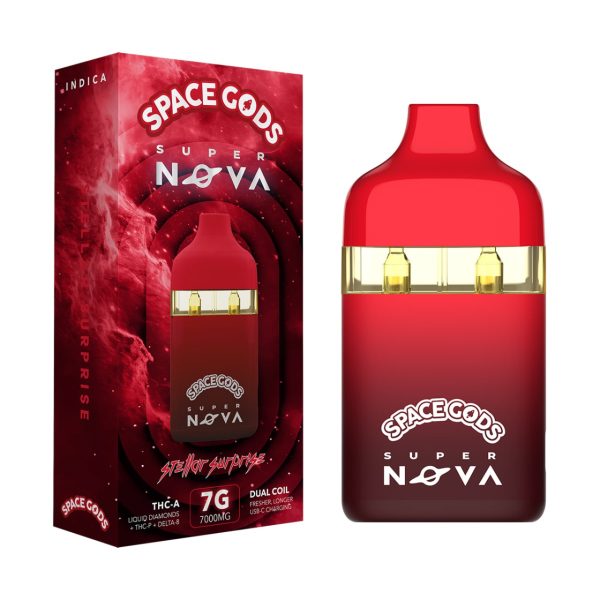 Space Gods Super Nova THC-A Liquid Diamonds Disposable - 7G Stellar Surprise