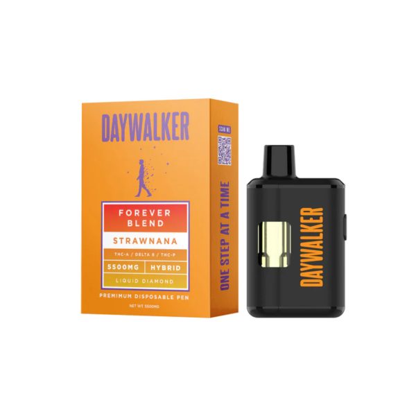 DayWalker Forever Blend THC-AD8THC-P Disposable - 5.5G Strawnana