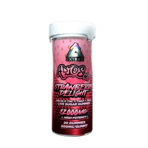 Delta Extrax Adios MF Sugar Gummies - 12,000MG Strawberry Delight
