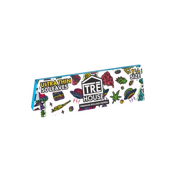 TRĒ House Premium Rolling Papers 1 14 Ultra Thin - 50ct Book
