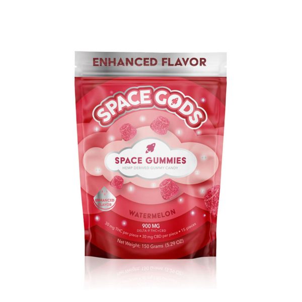 Space Gods Delta-9 THCCBD Space Gummies – 900MG Watermelon