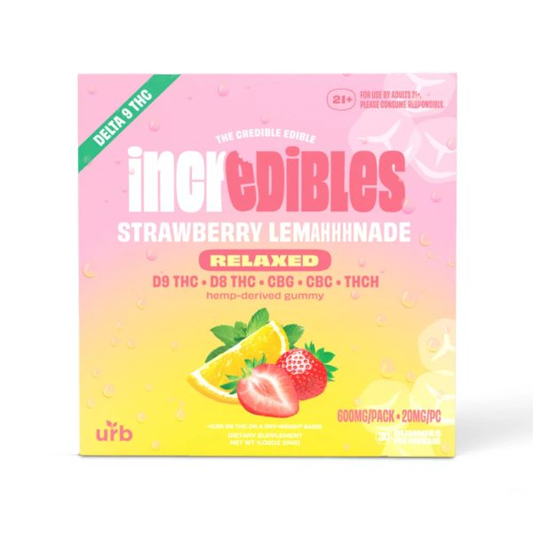 URB Incredibles Gummies Strawberry Lemhhhnade 20MG