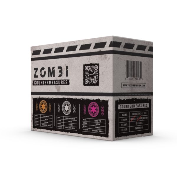 Zombi Countermeasures Cartridge Combo Pack 6g Maui Wowie Berry Pie Moonshine Haze
