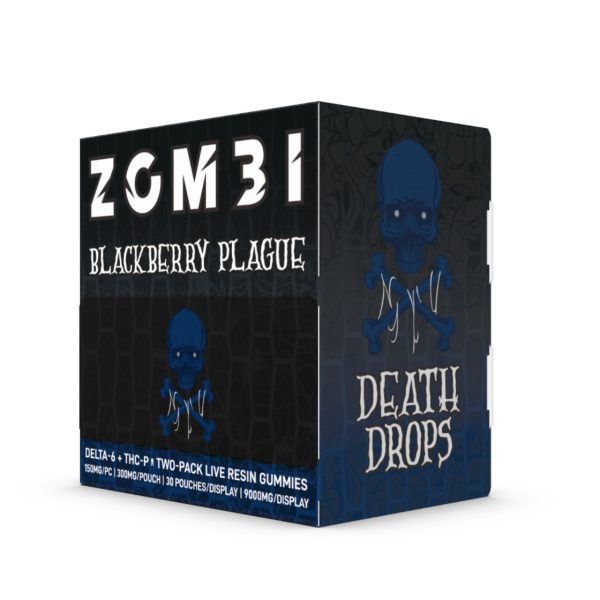 Zombi Death Drop Gummies Counter Top Display