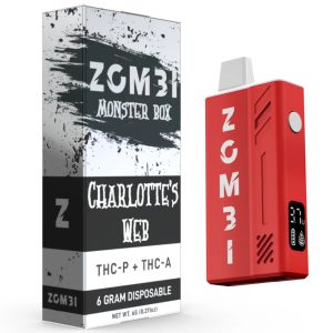 Zombi Monster Box THC-ATHC-P Disposable - 6G Charlotte's Web