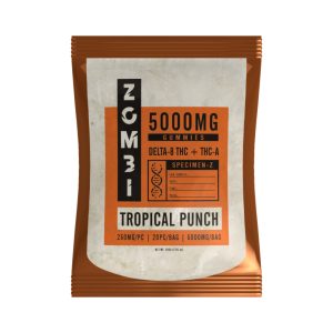Zombi Specimen Z Delta-8 THC-A Gummies - 5000MG Tropical Punch