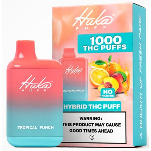 Huka Puff THC-PHHC Hybrid THC Disposable – 1000 Puffs Tropical Punch
