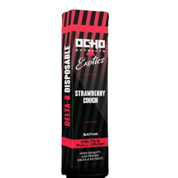 Ocho Extracts Delta-8 Disposable 1G-Strawberry Cough
