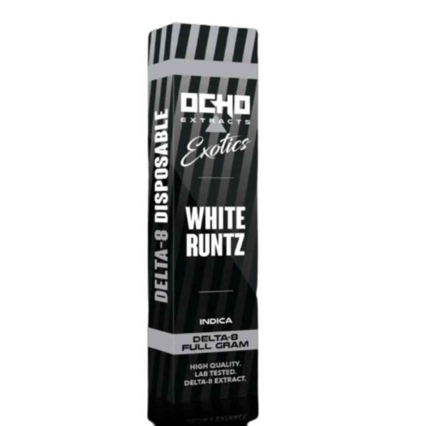 Ocho Extracts Delta-8 Disposable 1G-White Runtz